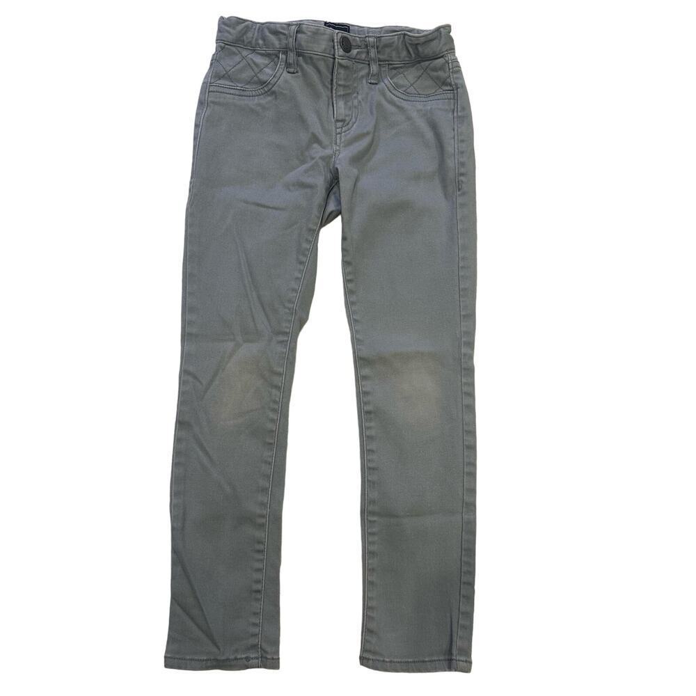 Gap Kids Gray Jeans sz 6 adjustable waist tabs